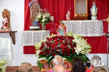 Procesión de Santa Agueda y la Virgen de Lourdes en Telde (Foto Francisco Javier Santana)